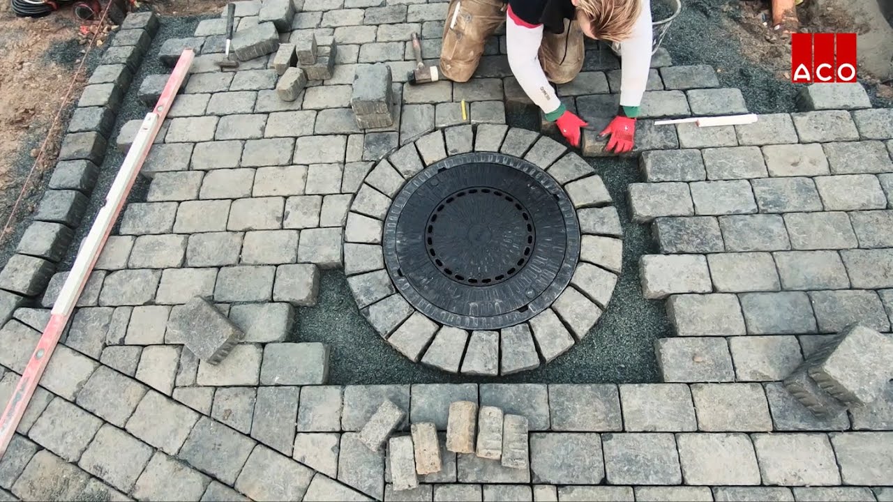 ACO aknafedlap beépítése