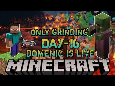 Mastering the Art of Grinding in Minecraft | DAY-16| Road To 500 Subscribers