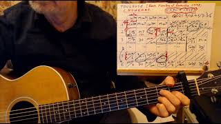 TOULOUSE  DE NOUGARO (chanson demandy©e)      tuto guitare .