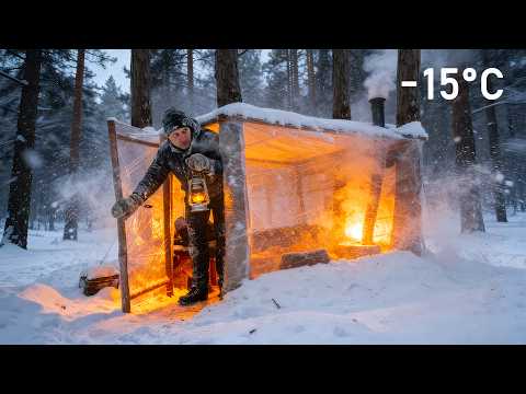 Jeg overlevede en nat under nul grader i et læ af plastikfolie | Bushcraft-overlevelse