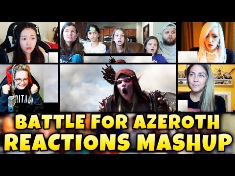 WoW Battle for Azeroth Cinematic Trailer - Epic Reactions Mashup