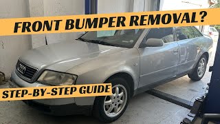 Audi A6 C5 4B Front Bumper removal replacement