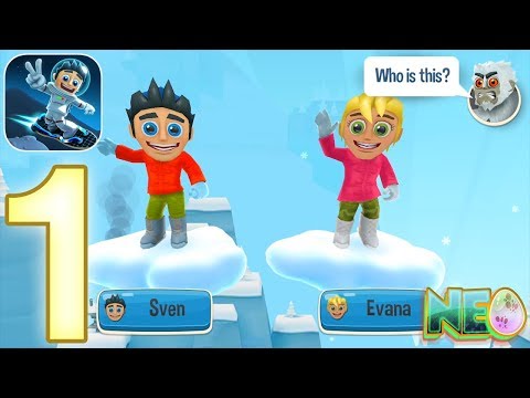 Ski Safari 2: Gameplay Walkthrough Part 1 - Level 1-3 Completed (iOS, Android) - YouTube