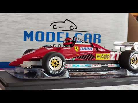 Ferrari 126 C2 1982 Belgian GP with Gilles Villeneuve 1:18 #escomodellismo #modelcar