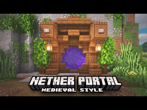 DevilMC - How to build a Nether Portal in Minecraft 1.17 | Nether Portal Design