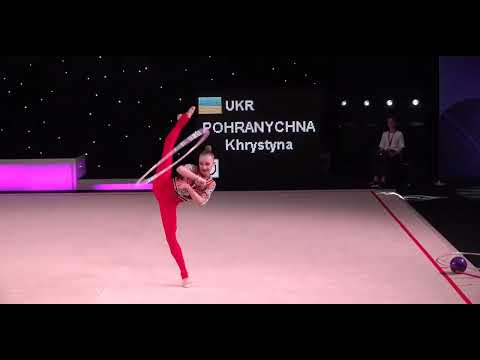 Khrystyna Pohranychna Hoop Final 31,133 GOLD - International Tournament "Miss Valentine 2023"