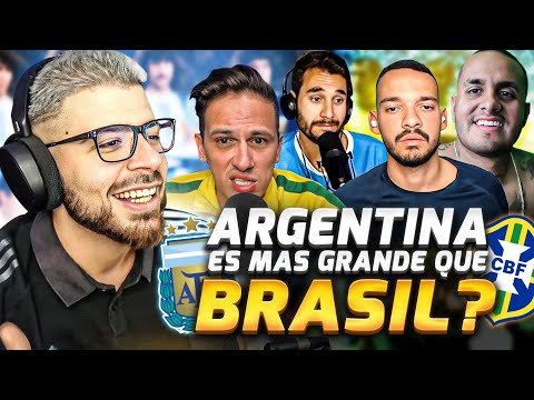 ARGENTINA ES MÁS GRANDE QUE BRASIL A PARTIR DEL 70? DEBATE MUY PICANTE.