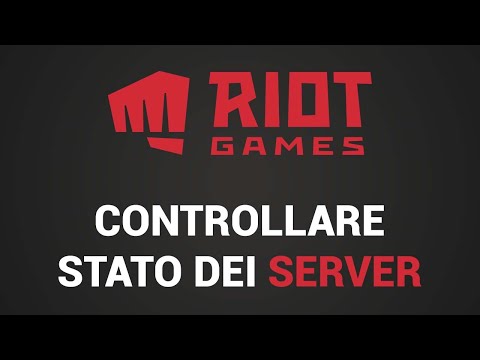 Come vedere lo stato dei server Riot Games (server Valorant, League of Legends)