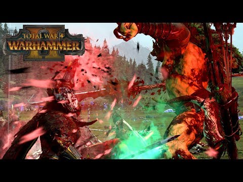 OLD SCHOOL VLAD - Vampire Counts vs Wood Elves // Total War: Warhammer II Online Battle