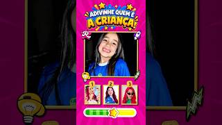 👧🏼🔥🩷 ADIVINHE QUEM É A CRIANÇA DO GRUPO DOS ROSA #shorts #emillyvickof #viral #fyp