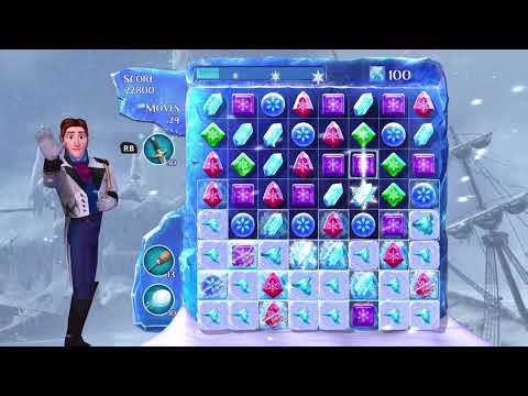 Frozen Free Fall: Snowball Fight Level 259 Walkthrough, No Power Ups