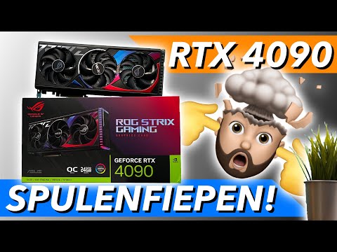 HORROR!! Spulenfiepen bei 2000€ Grafikkarte | ASUS RTX 4090 Gaming OC Strix im TEST