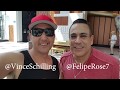 Felipe Rose Of The Village People And Vincent Schilling Act Silly