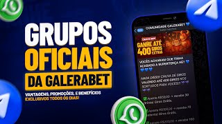 Galera Bet Grupos Oficiais no Telegram e WhatsApp: Promoções e Giros Grátis 