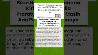 Bikin Heboh! Lisa Mariana Kirim DM ke Atalia Praratya, Singgung Masih Ada Perempuan Lainnya