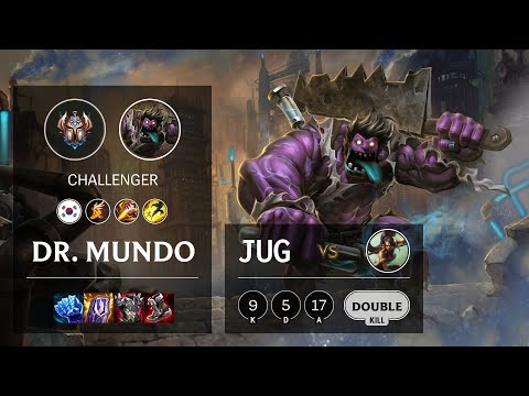 Dr. Mundo Jungle vs Nidalee - KR Challenger Patch 11.3