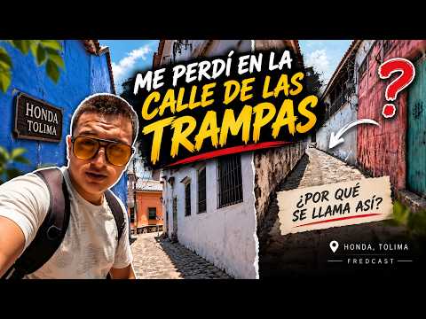 ME PERDÍ EN LA CALLE DE LAS TRAMPAS 😱 | Honda, Tolima