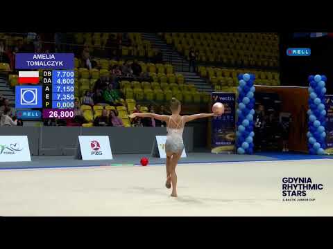 Sofia Jakovleva EST Ball JUNIOR AA GDYNIA RHYTHMIC STARS 2023
