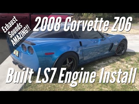 Corvette Z06 LS7 Engine Install