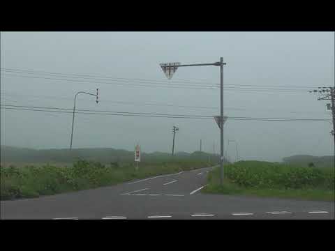 Teshio Town Teshio River Park ~ Tobetsu Town Kanaura Video de conducción Dormir en el auto Viaje a Hokkaido 2018 No.212