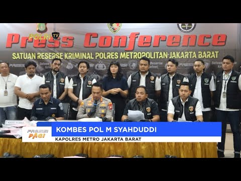 PENGUNGKAPAN 23 KASUS JUDI DARING DI POLRES JAKBAR