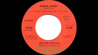 1974 HITS ARCHIVE: Angie Baby - Helen Reddy (a #1 record--stereo 45)