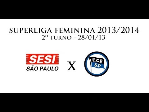 Superliga Feminina 2013/2014 - Sesi-SP 3 x 1 Pinheiros