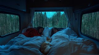 Download lagu Heavy Rain & Thunder on a Cozy Car Roof ⛈️ 3 Hours of ASMR for Deep Sleep & Relaxation mp3