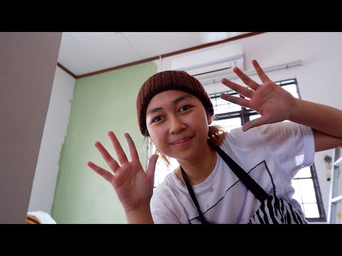 i painted my room green (& streamed BE)