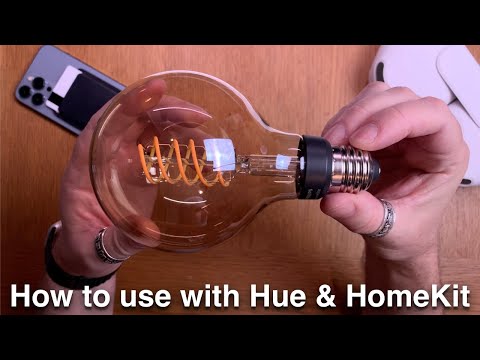 How to install and use a new Philips Hue Smart Light Bulb in both Philips Hue and Apple Home App