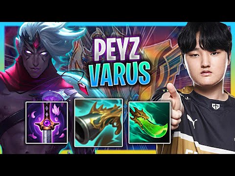 PEYZ IS SO STRONG WITH VARUS! | Gen Peyz Plays Varus ADC vs Caitlyn!  Season 2023