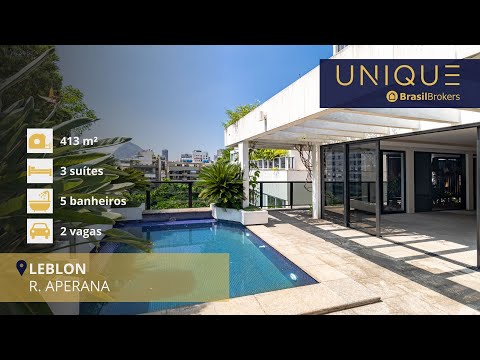 COBERTURA À VENDA NO LEBLON - REF.1008457