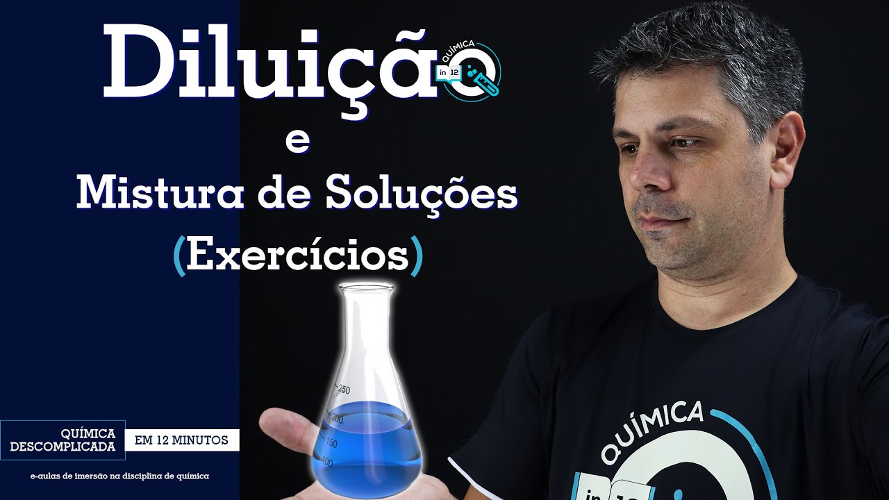 Diluição de Soluções │Exercícios
