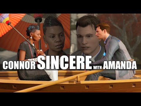 Detroit Become Human - Connor is Sincere With Amanda After Sparing The Tracis - Zen Garden