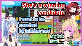 Marine Brings Her Champion AkiRose to Face Pekora in Puyo Puyo Tetris Like a Proud Mother!!