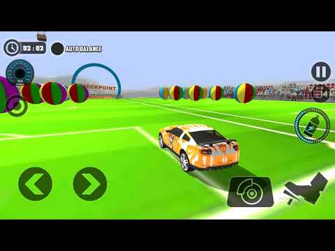 Impossible Stunt Car Tracks 3D: Green Car Driving Stunts #1 Android GamePlay   HAPPY 24
