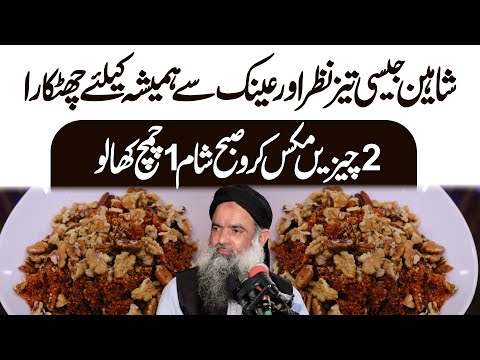 Nazar ki kamzori ka elaj | EyeSight Weak Treatment | Nazar Tez Karne Ka Tarika | Dr Sharafat Ali