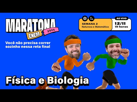🏁MARATONA ENEM 2025 | Aula 07: Matemática e Ciências da Natureza