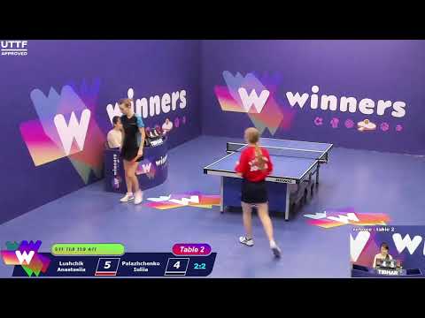 WINners CUP table 2  05.02   Lushchik Anastasiia - Palazhchenko Iuliia  21:30
