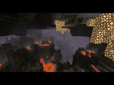 Spooky Minecraft Mansion: Basalt Deltas Ambience & Mobs