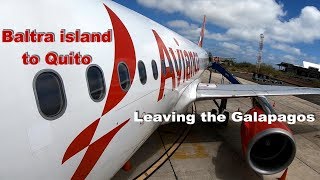 Galapagos to Quito Ecuador - Travel Day + a few stops