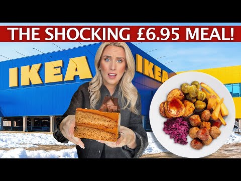 Trying The UK's Cheapest Christmas Lunch £6.95! IKEA London