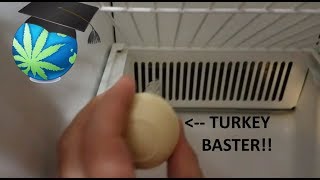 Fix A Clogged Fridge Defrost Drain WITHOUT Opening Panels - How To