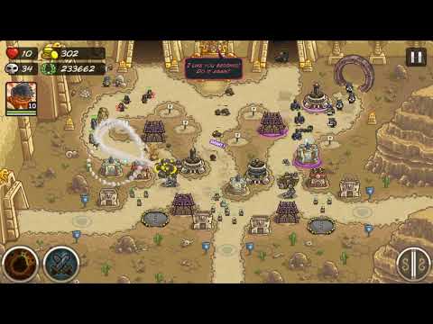 Kingdom Rush Endless High Score 1,068,843 Frontiers, Ruins of Nas'De, Free hero, iPad version