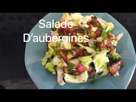 Comment faire une salade d’aubergines simple