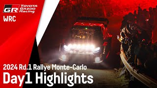TGR-WRT 2024 Rallye Monte-Carlo: Day 1 Highlights