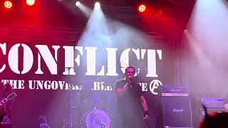 Conflict increase the pressure andthe serenade is dead live rebellion punk festival 2023