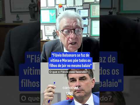 Maierovitch: Flávio Bolsonaro se faz de vítima e Moraes põe todos os filhos de Jair no mesmo balaio