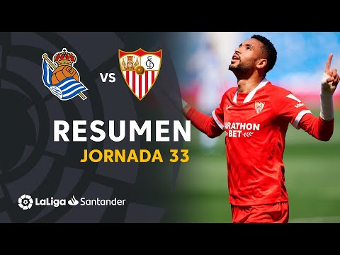 Resumen de Real Sociedad vs Sevilla FC (1-2)