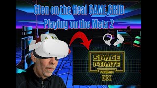 Playing Space Piret DX Trainer on Meta 2 (Oculus 2)
